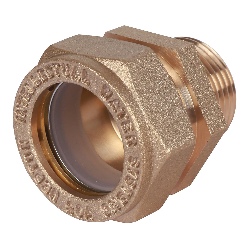 Муфта латунная Neptun IWS (M) 20 х 3/4" EF наружная резьба Муфта латунная Neptun IWS (M) 20 х 3/4" EF наружная резьба