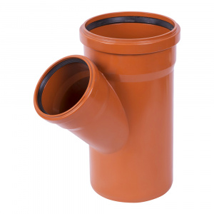 Тройник канализационный наружный Ostendorf 200 х 160 мм 45° Тройник канализационный наружный Ostendorf 200 х 160 мм 45°