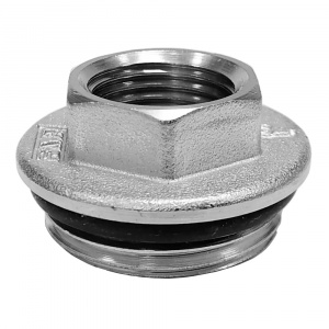 Переходник концевой 1" НР х 3/4" ВР хромированный с уплотнением O-ring, FAR Переходник концевой 1" НР х 3/4" ВР хромированный с уплотнением O-ring, FAR