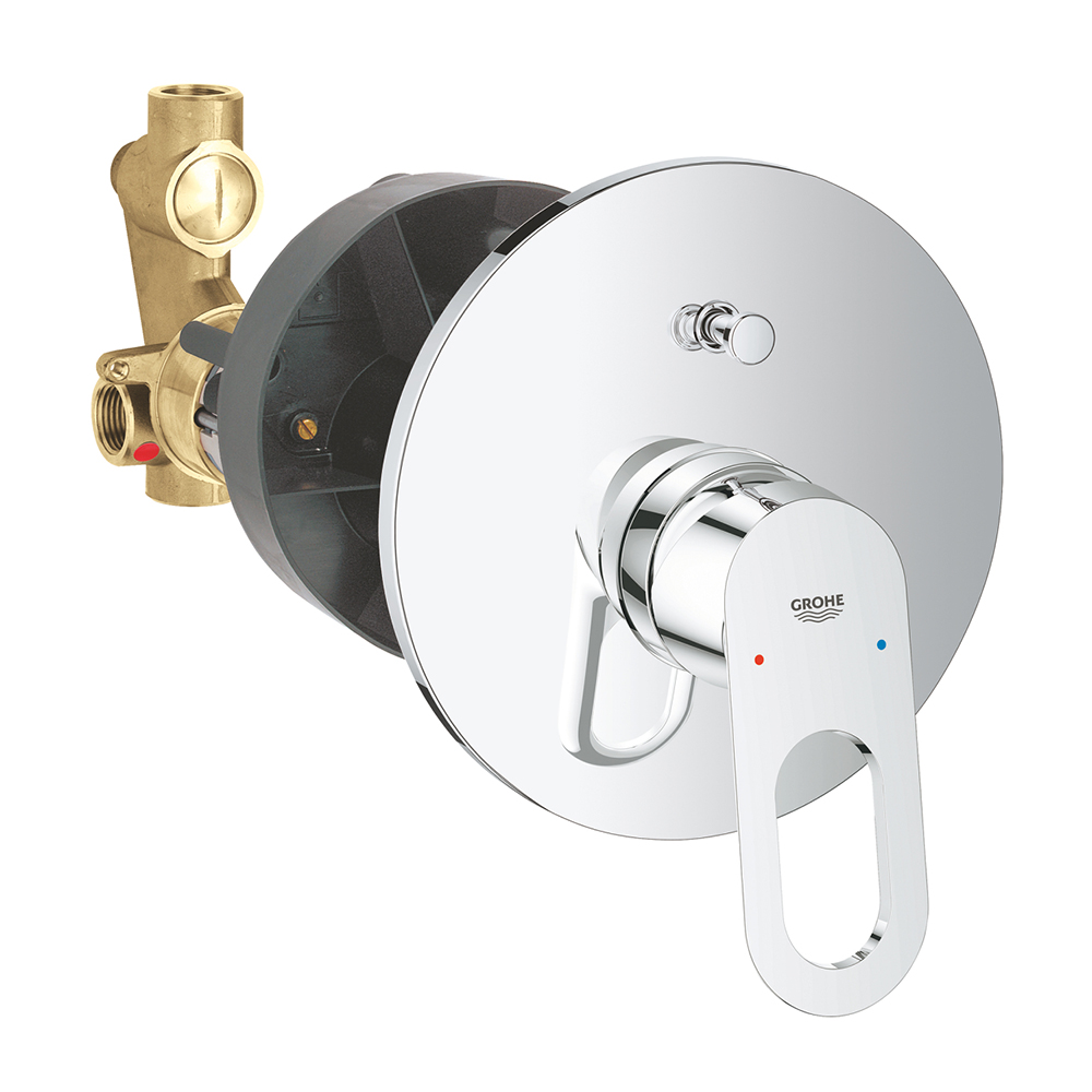 Смеситель скрытого монтажа для ванны Grohe BauLoop 29081000 Смеситель скрытого монтажа для ванны Grohe BauLoop 29081000
