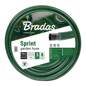 Шланг поливочный армированный 1/2" (внутр. ∅ 12,5 мм) 50 м Bradas SPRINT