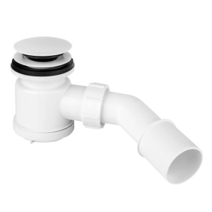 Сифон для душевого поддона белый McALPINE HC26CLCP-WH 70 х 40/50 мм Сифон для душевого поддона белый McALPINE HC26CLCP-WH 70 х 40/50 мм