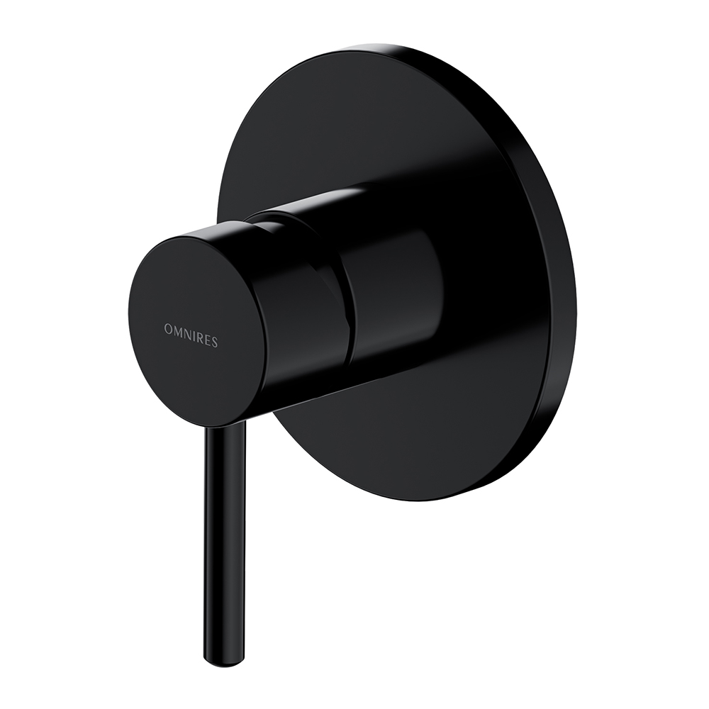 Смеситель для душа скрытого монтажа Omnires Y BLACK Y1245BL черный Смеситель для душа скрытого монтажа Omnires Y BLACK Y1245BL черный