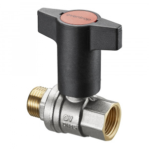Кран шаровой полнопроходной 3/4" HP/BP (Ду 20) Oventrop Optibal