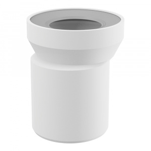 Патрубок для унитаза 110 мм с эксцентриком 15 мм CAPRICORN