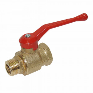 Кран шаровой 1/2" ВР/НР (ручка) Цветлит