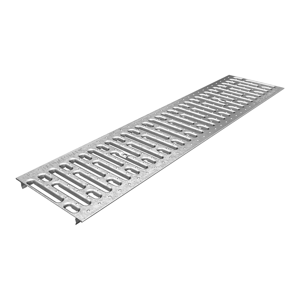 Решетка штампованная из оцинкованной стали для лотка DN200 Basic Standartpark
