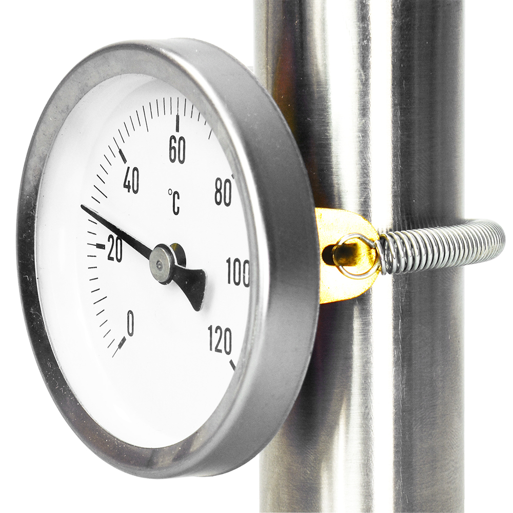 Термометр накладной для отопления 60 мм до 120° С с пружиной Afriso арт .