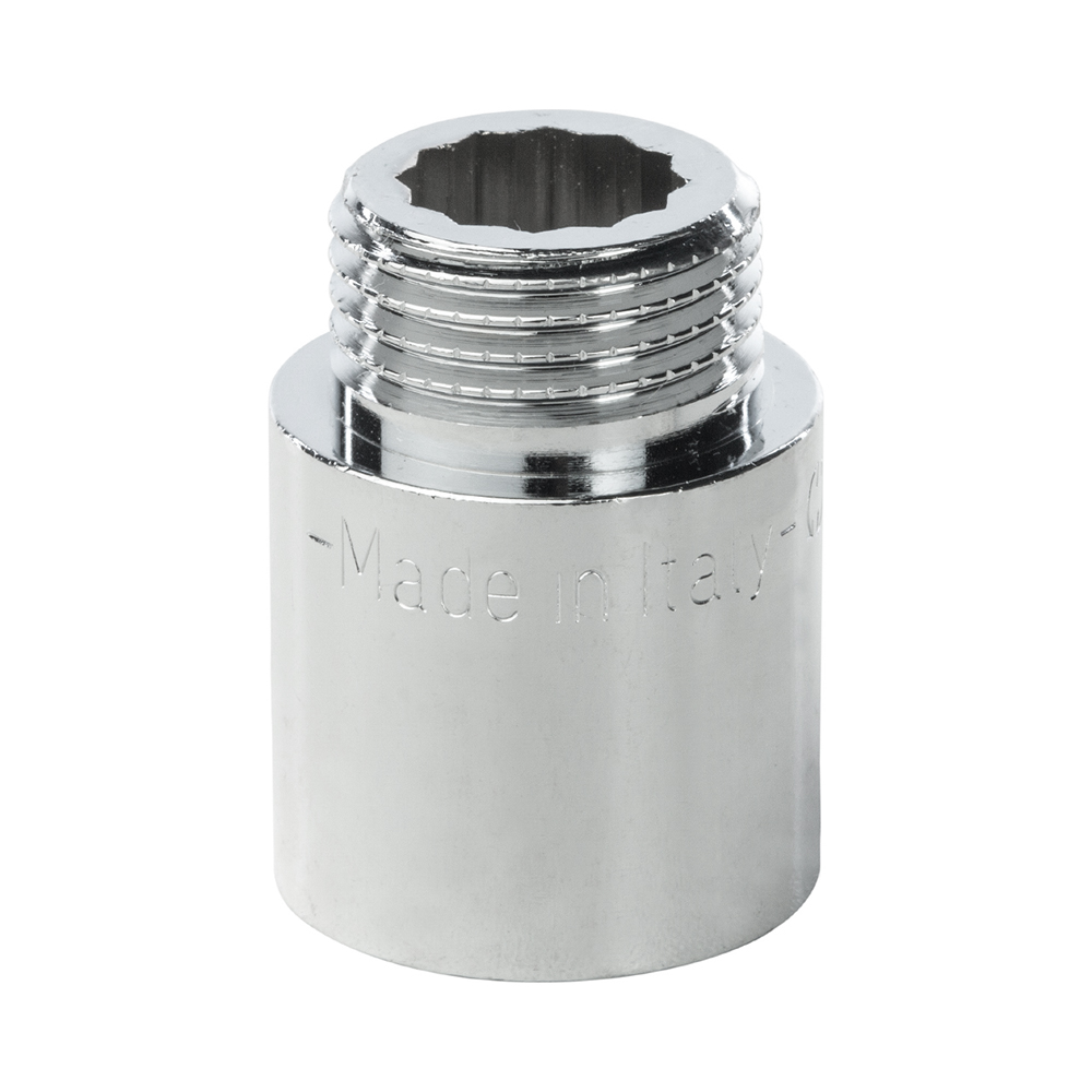 Удлинитель латунный 1/2" 25 мм хромированный General Fittings Удлинитель латунный 1/2" 25 мм хромированный General Fittings