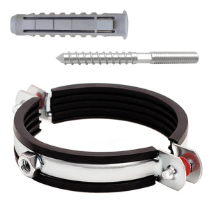 Хомут для труб 3/8" (15-19) с дюбелем 10х50 и шпилькой М8х70 TANERS Хомут для труб 3/8" (15-19) с дюбелем 10х50 и шпилькой М8х70 TANERS