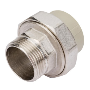 Муфта разъёмная (американка) ПП 63 х 2" НР (серая) VALFEX