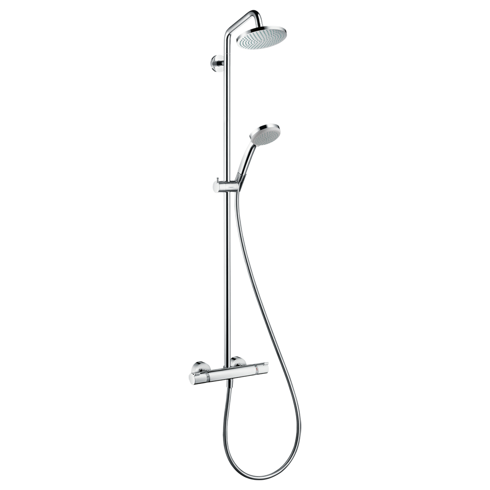 Термостатическая душевая система Hansgrohe Croma 160 Showerpipe 27135000 Термостатическая душевая система Hansgrohe Croma 160 Showerpipe 27135000