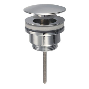 Донный клапан 1 1/4" металлический с переливом TIM BAR0502B