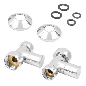 Вентиль прямой для полотенцесушителя 1"ВР х 3/4" ВР SMART