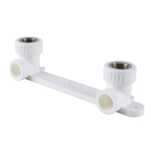 Комплект для смесителя с уголками 25 х 1/2" ВР белый VALFEX