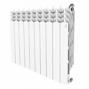 Алюминиевый радиатор REVOLUTION 500/80, 10 секций, Royal Thermo
