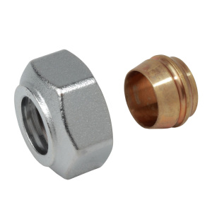 Переходник (конусный соединитель) 3/4 x 15 на медную трубку Giacomini