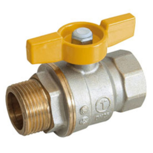 Кран шaровый 1/2" ВР/НР полнопроходной (ручка-бабочка) Giacomini