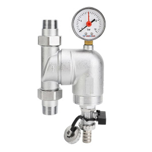 Фильтр самопромывной поворотный 100 мкм 3/4" НР с разъемными соединениями VARMEGA