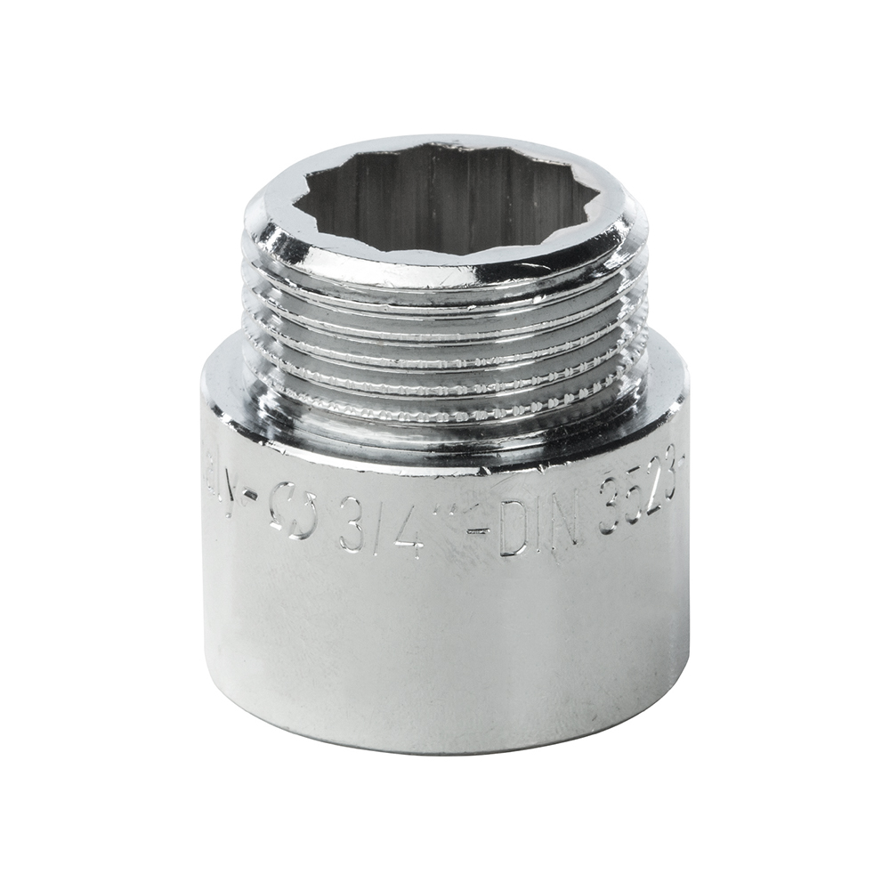 Удлинитель латунный 3/4" 20 мм хромированный General Fittings Удлинитель латунный 3/4" 20 мм хромированный General Fittings