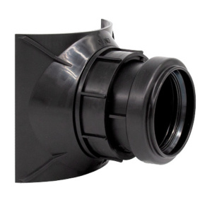Винтовое соединение DN 90/40 (врезка в трубу) чёрная Airfit