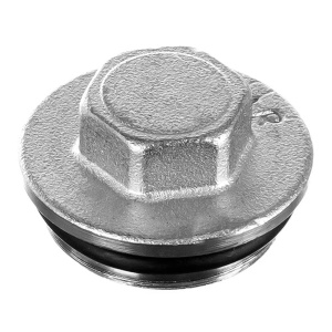 Заглушка 1/2" НР с уплотнением O-ring хромированная для коллектора FAR