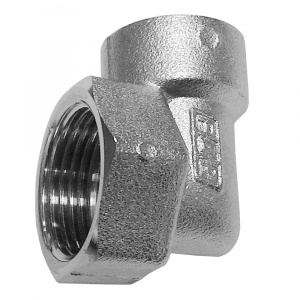 Переходник угловой для коллекторов 3/4"ВР х 1/2"ВР хромированный FAR Переходник угловой для коллекторов 3/4"ВР х 1/2"ВР хромированный FAR