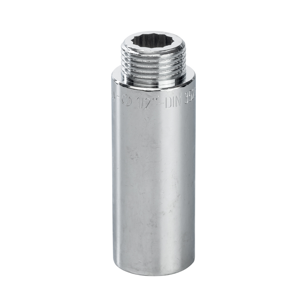 Удлинитель латунный 1/2" 65 мм хромированный General Fittings Удлинитель латунный 1/2" 65 мм хромированный General Fittings