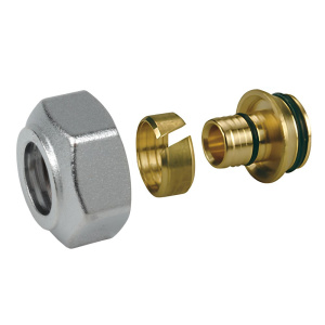 Адаптер под евроконус с гайкой 16 х 3/4" Giacomini