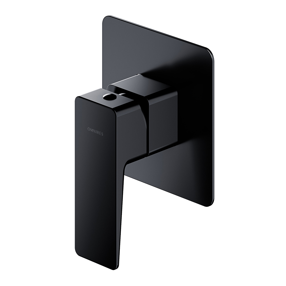 Смеситель для душа скрытого монтажа Omnires Parma BLACK PM7445BL черный Смеситель для душа скрытого монтажа Omnires Parma BLACK PM7445BL черный