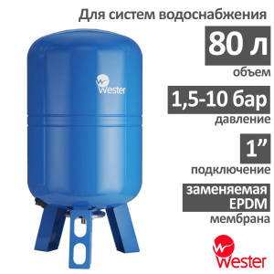 Расширительный бак Wester WAV 80