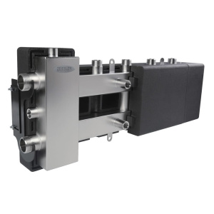 Гидравлический разделитель с коллектором на 3 контура (M2+1) в теплоизоляции, ZEISSLER