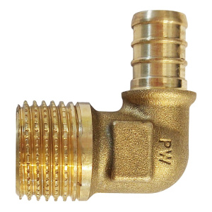 Угол с наружной резьбой 3/4" х 1/2" НР латунный Giacomini Giacoqest
