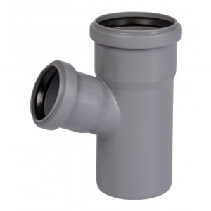Тройник для внутренней канализации 75 х 50 мм 67° Wavin
