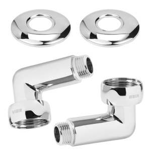 Соединение угловое для полоценцесушителя 3/4" ВР х 1/2" НР ViEiR