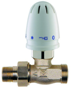 Регулятор ограничитель температуры для теплого пола 1/2" комплект, прямой HERZ