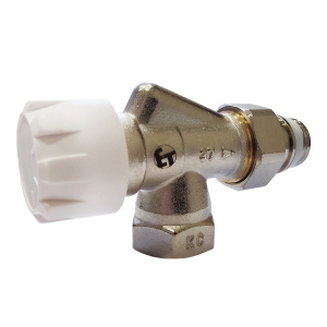 Клапан радиаторный термостатический Huch EnTEC 1/2" ВР осевой угловой с преднастройкой