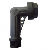 Угол пластиковый 1" HP/BP с вращающейся гайкой для подключения BRIO