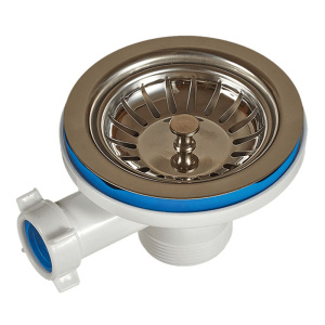 Выпуск для кухонной мойки из нержавеющей стали 3 1/2", ОРИО