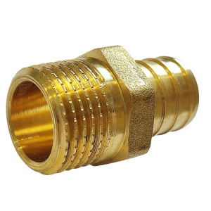 Прямой фитинг с наружной резьбой 1/2" х 1/2" НР (соединитель латунный) Giacomini Giacoqest