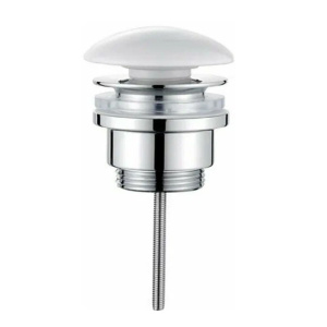 Донный клапан белый универсальный Ledeme L67W (Click/Clack) Донный клапан белый универсальный Ledeme L67W (Click/Clack)