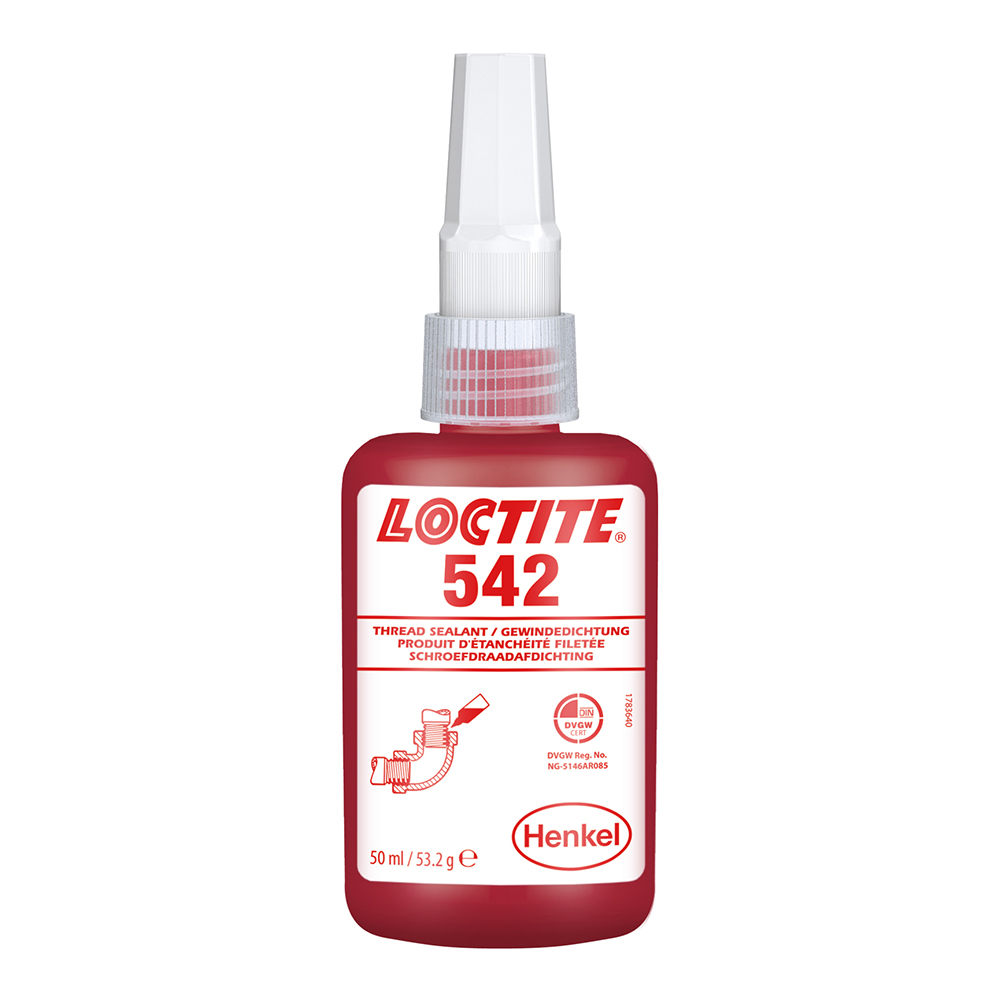 Loctite 542, 50 мл. Резьбовой герметик фиксатор средней прочности Loctite 542, 50 мл. Резьбовой герметик фиксатор средней прочности
