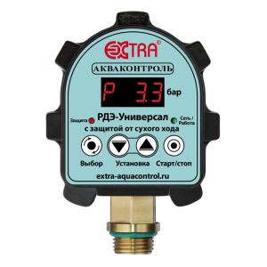 Электронное реле давления воды для насосов РДЭ Универсал 10-2.2 Акваконтроль