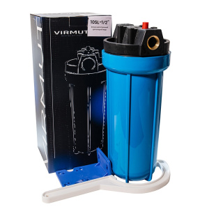 Магистральный фильтр для холодной воды VIRMUT МФ-12 10SL, 1/2" (синий) Магистральный фильтр для холодной воды VIRMUT МФ-12 10SL, 1/2" (синий)
