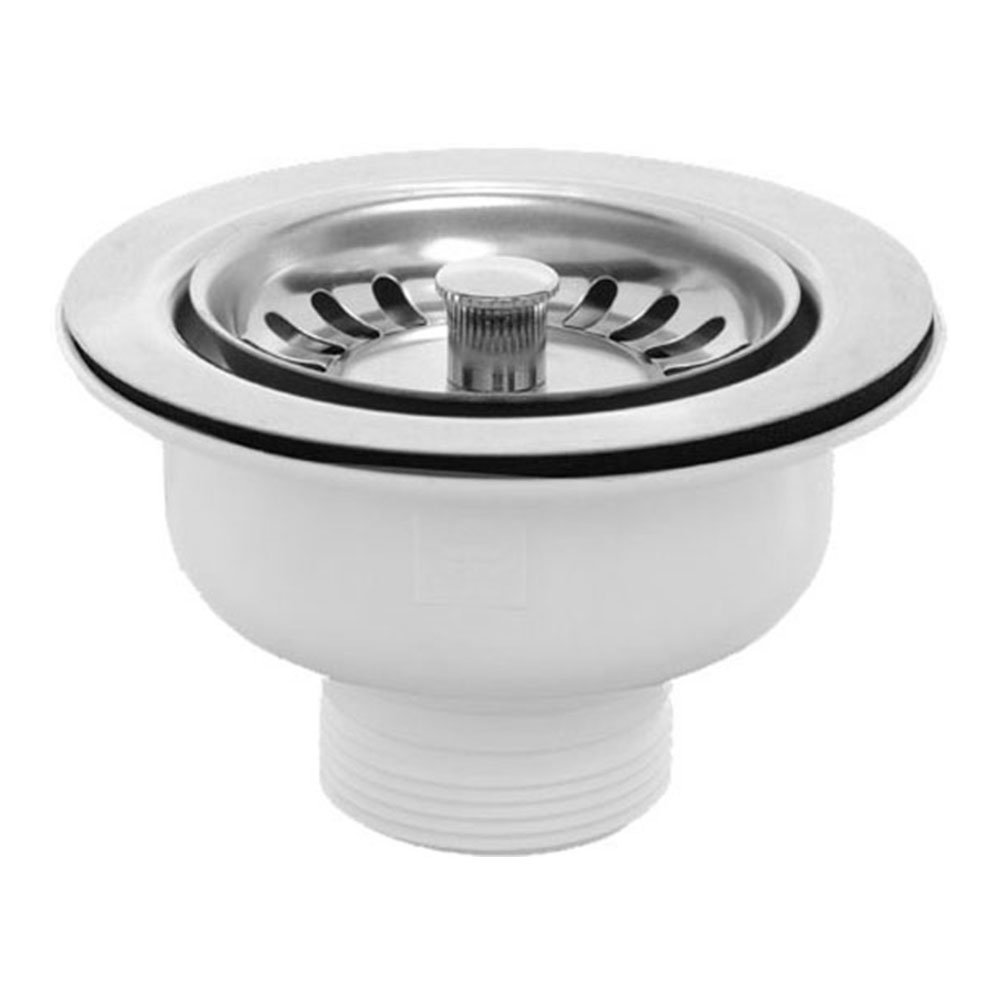 Выпуск для мойки 1 1/2" McALPINE арт. MRSKW7ST с нержавеющей решеткой DN113 Выпуск для мойки 1 1/2" McALPINE арт. MRSKW7ST с нержавеющей решеткой DN113