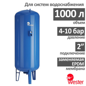 Расширительный бак Wester WAV 1000
