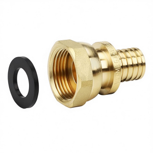 Муфта переходная с накидной гайкой и плоским соединением 16 х 1/2" ВР, Varmega Slide-fit