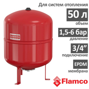 Расширительный бак Flamco FLEXCON R 50