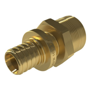 Соединитель латунный KAN-therm UltraLine 20 мм х R3/4" НР