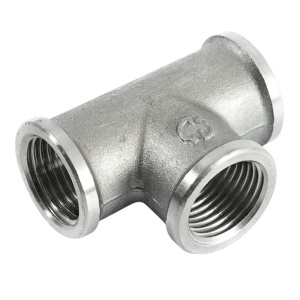 Тройник латунный никелированный ВР 1/2" General Fitings